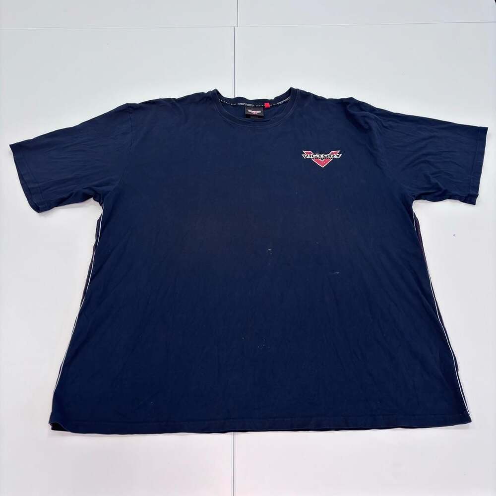 Victory Motorcycles Performance Graphic T-Shirt Navy Blue 3XL